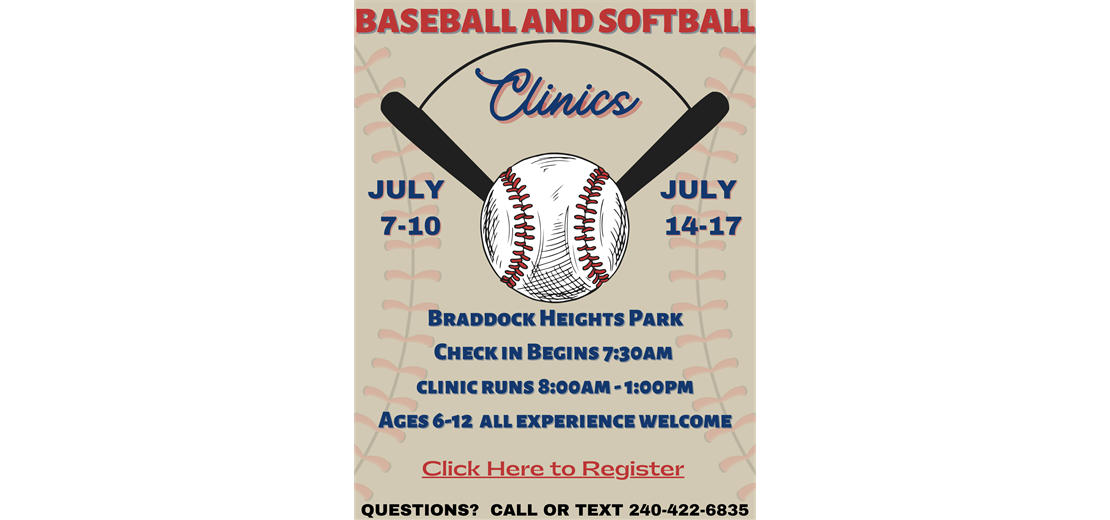 SUMMER CLINIC JULY 7-10 AND JULY 14-17